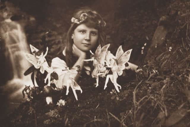 The 'Cottingley Fairies' picture of 1917. Picture: National Science and Media Museum
