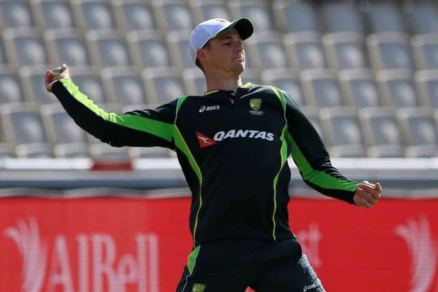 Australia's Peter Handscomb played for Yorkshire this summer.