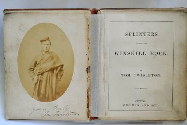 The First Edition of  Splinters struck off Winskill Rock by Tom Twisleton