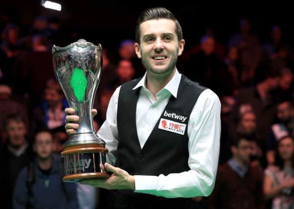 World No 1 Mark Selby will defend his UK crown next week at the York Barbican (Picture: PA).