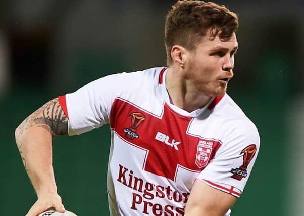 Former Bradford Bulls youngster John Bateman has been picked to play centre by England head coach Wayne Bennett, a decision which has prompted some criticism but Ryan Hall believes Bateman deserves his place (Picture: Daniel Carson/SWpix.com/PhotosportNZ).