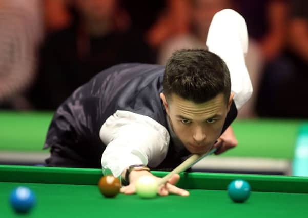 Oliver Lines during day five of the 2015 Betway UK Snooker Championship at The York Barbican, York. (Picture: PA)