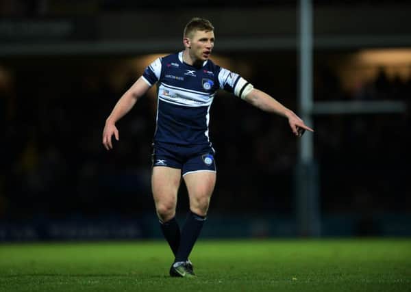 Fred Burdon starts for Yorkshire Carnegie at Jersey. Picture: Bruce Rollinson
