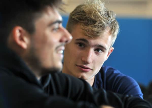 DOUBLE ACT: Chris Mears and Jack Laugher. PIC: Tony Johnson