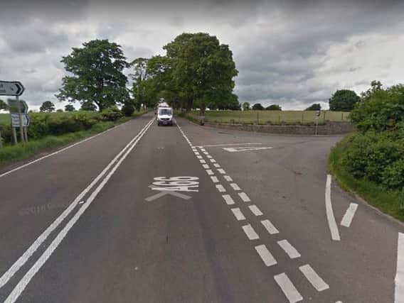 The A66 at its junction with Collier Lane. Image: Google.