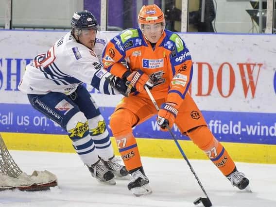 YOU'RE UP: Teenage defenceman Cole Shudra is likely to see plenty of ice time at Dundee Stars on Wednesday night, says head coach Paul Thompson. Picture: Dean Woolley.