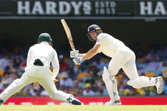 England's Chris Woakes in action at The Gabba. Picture: Jason O'Brien/PA