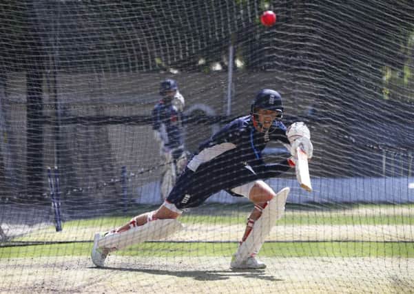 England's Joe Root during a nets session at the Adelaide Oval on Thursday. Picture: Jason O'Brien/PA