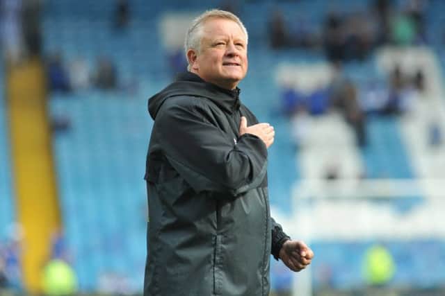 Sheffield United boss, Chris Wilder. Picture: Joe Perch/Sportimage