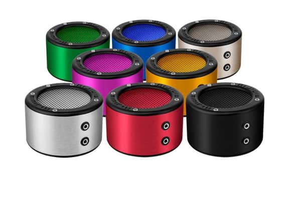 Bluetooth speakers like these by Minirig are available everywhere