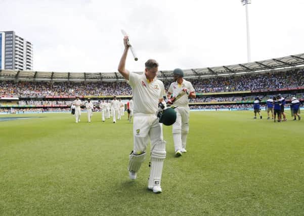 TOP THAT: Joe Root and other England batsmen need to match the century-making exploits of Australia captain Steve Smith, above, in Brisbane, in order to get back into the Ashes series . Picture: Jason OBrien/PA.