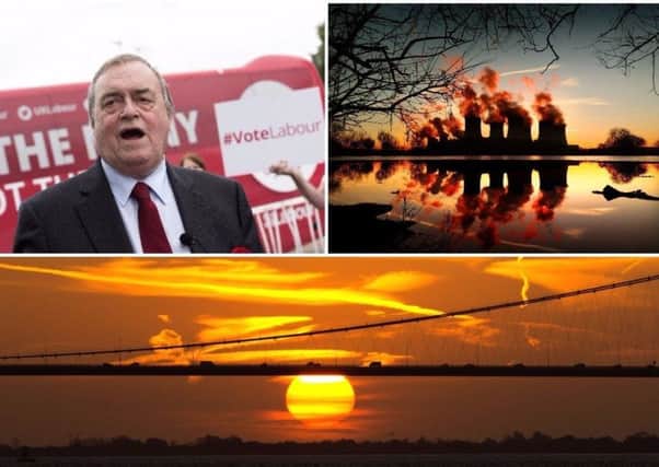 Lord Prescott has called for a growth strategy in the area around the river Humber.