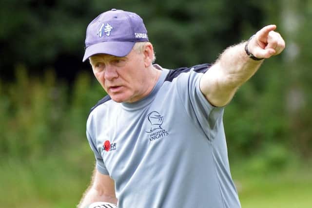 SLUMP: Doncaster Knights' boss Clive Griffiths. Picture: Marie Caley