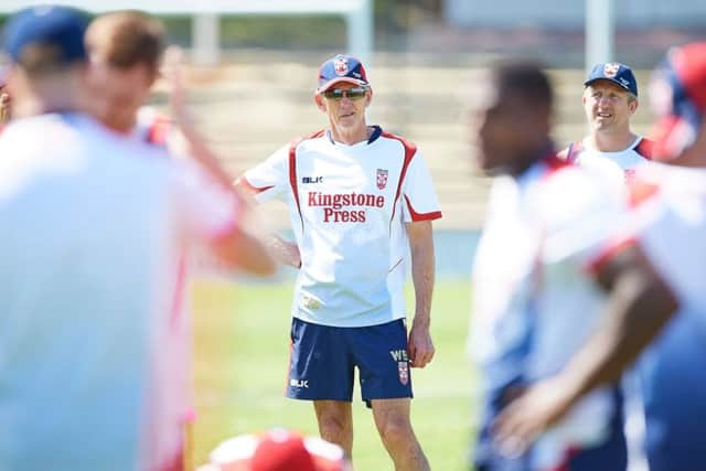 'WONDERFUL': England head coach, Wayne Bennett. Picture: Daniel Carson/SWpix.com/PhotosportNZ