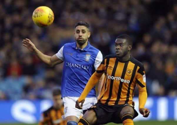 Marco Matias was a surprising addition to Sheffield Wednesday's starting line-up against Hull City (Picture: Steve Ellis).