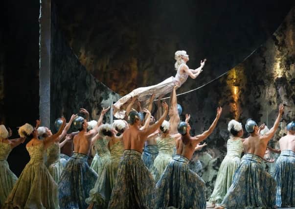Abigail Prudames as Marilla with Northern Ballet dancers in David Nixon's The Little Mermaid.