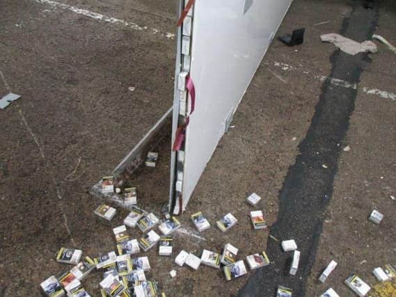 Sebastian Marek Orlowski was caught with 300,000 cigarettes hidden in his truck