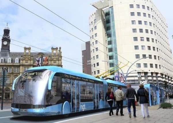 Trolleybus is a symbol of transport failure in Leeds.