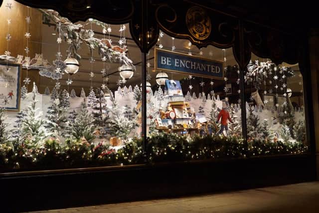 Bettys' finished Christmas shop window. Pictures courtesy of Daisybeck Studios/Channnel 5.