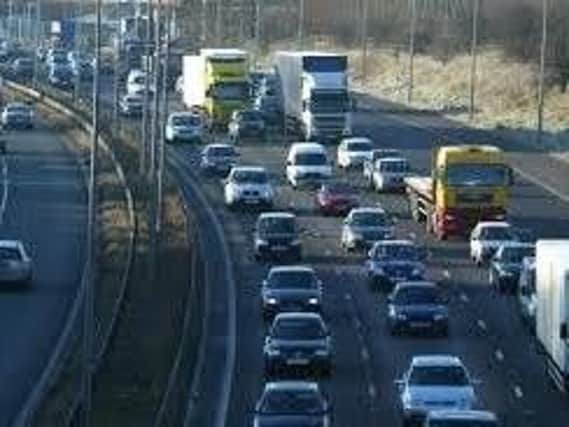 One lane is currently closed on a South Yorkshire stretch of motorway, to allow for emergency work to be carried out to repair a carriageway defect.