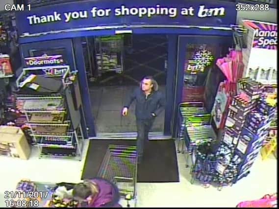 Do you recognise the man pictured in this CCTV image?
