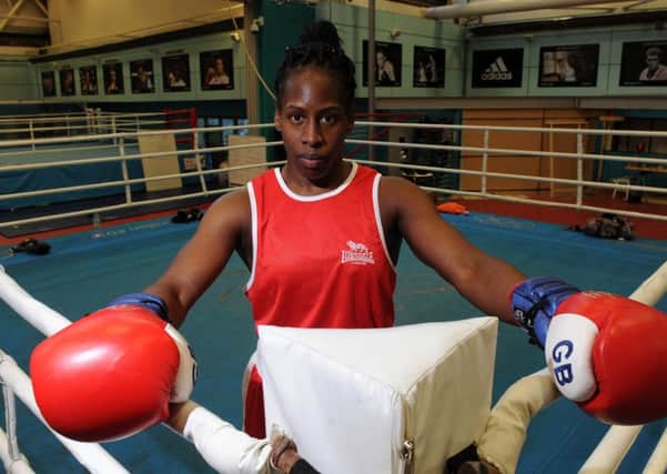 My way: Natasha Gale at the English Institute of Sport in Sheffield where she is training to emulate her heroine Nicola Adams, just dont dare suggest she is the next Adams. (Picture: Andrew Roe)