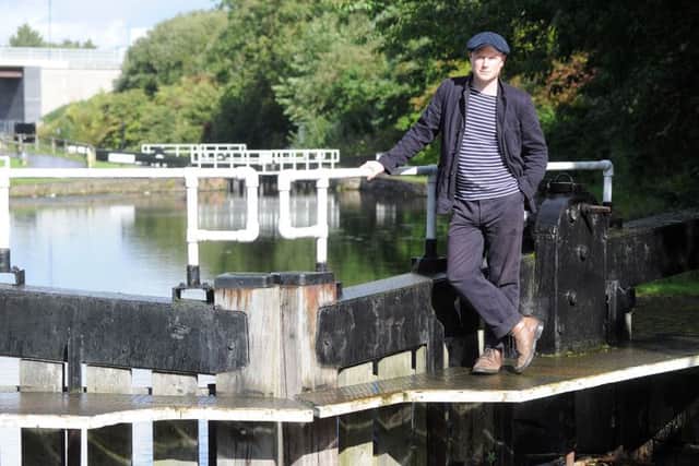 Artist Alex Chinneck on the canal at Tinsley in Sheffield, where he hopes to construct a new artwork.  Picture Scott Merrylees.