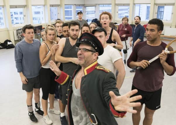ENSEMBLE: The cast in rehearsals for The Wizard of Oz at the Sheffield Crucible.  Picture: jOHAN PERSSON