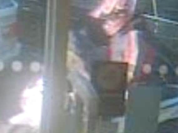 A CCTV image of the suspect in Hull.