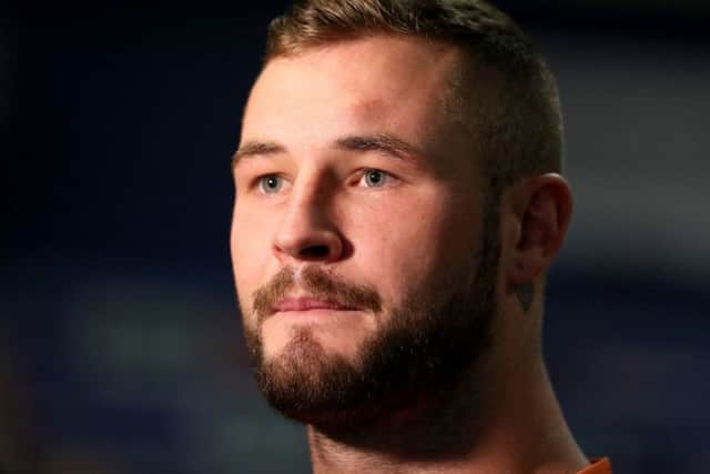 Castleford Tigers' Zak Hardaker, during the 2017 Betfred Super League Grand Final press conference at Old Trafford, Manchester. (Picture: Martin Rickett/PA Wire)