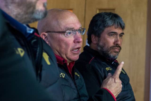 NEW CHALLENGE: John Kear, being introduced as Bradford Bulls' new head coach on Tuesday. Picture: James Hardisty.