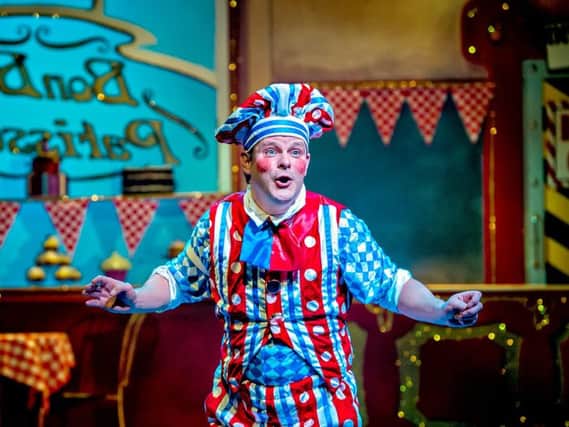 The ultimate crowd pleaser - Panto legend Tim StedmanTim Stedman in hilarious form in Beauty and the Beast this week at Harrogate Theatre.