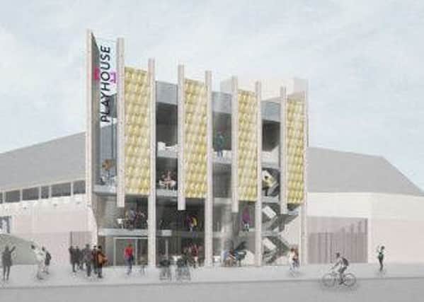 An artist's impression of the new front entrance. PIC: Page Park
