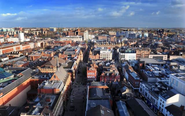 View of Leeds City Centre from the Pinnacle Building