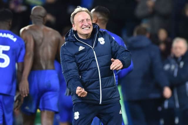 IN THE BLUE CORNER: Cardiff City manager Neil Warnock. Picture: Simon Galloway/PA