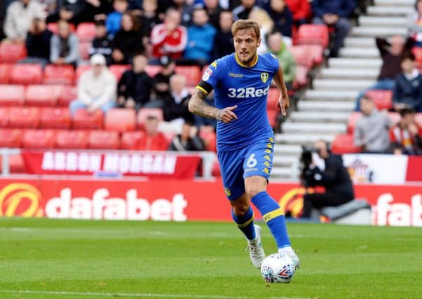 Leeds United's Liam Cooper seen in action against 
Sunderland early in the season (Picture: Bruce Rollinson).