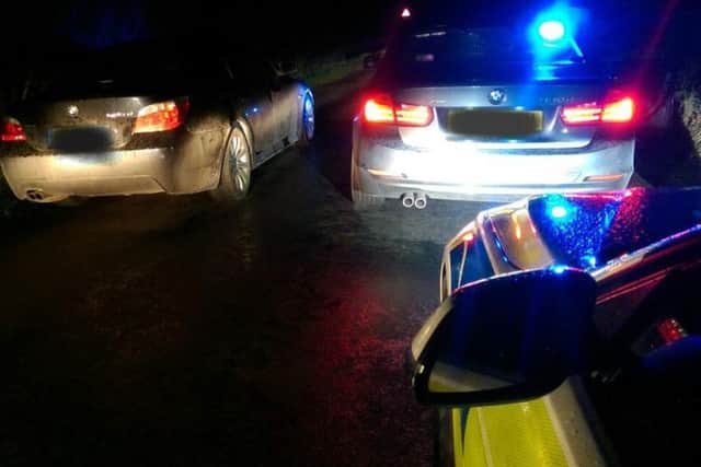 Police seizing a car in West Yorkshire. Photo: West Yorkshire Police