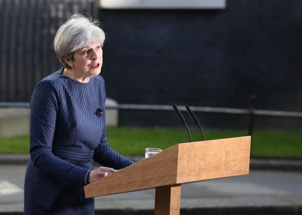 Prime Minister Theresa May. Photo credit: Philip Toscano/PA Wire