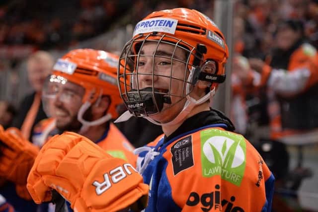 Sheffield Steelers' Liam Kirk was voted the best forward of the tournament. Picture: Dean Woolley.