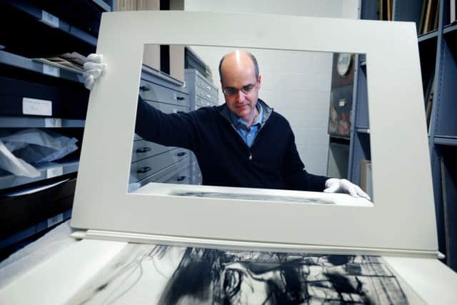 Paper conservator Richard Hawkes. PIC: Jonathan Gawthorpe