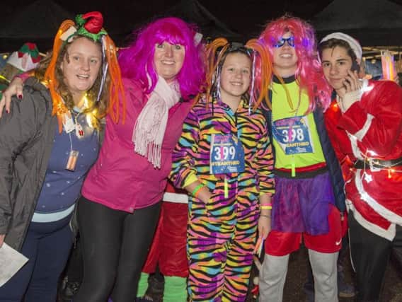 The Glow Run brought some festive sparkle to Sheffield.