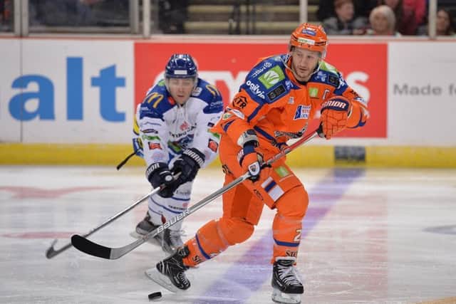 LEADING MAN: Sheffield Steelers' captain, Jonathan Phillips. Picture: Dean Woolley.