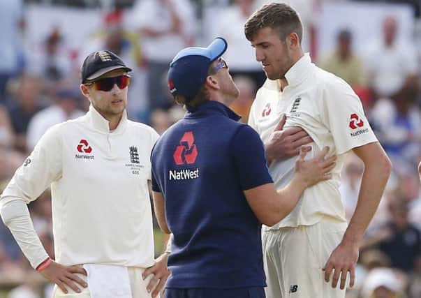 England's Craig Overton will not play in Melbourne Picture: Jason O'Brien/PA