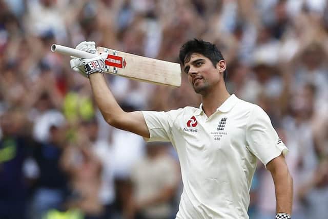 England's Alastair Cook salutes the Melbourne crowd (Picture: PA)