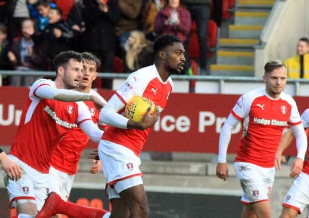 Rotherham United's Semi Ajayi scored an early goal at Walsall. Picture: Chris Etchells