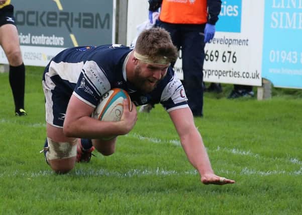 Joe Buckle scored the winning try for Yorkshire Carnegie at Doncaster Knights.