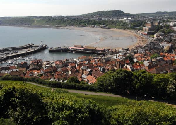 View of the South Bay at Scarborough from Scarborough Castle. Camera Info Nikon D2XS, 12-24mm lens 1/400th at F11 ISO 100. Picture by Gerard Binks