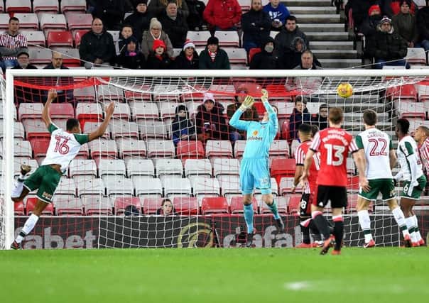 Ethan Pinnock heads home the only goal of the game as Barnsley beat Sunderland.