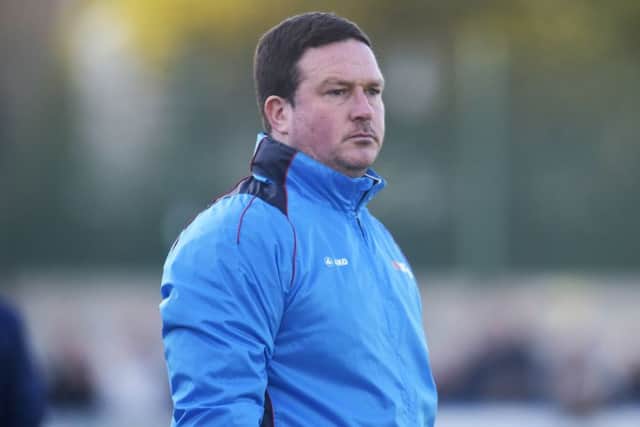 HOPEFUL: Guiseley manager Paul Cox