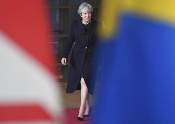 Theresa May arrives at last month's EU summit, but will 2018 be the year when Brexit is thwarted?